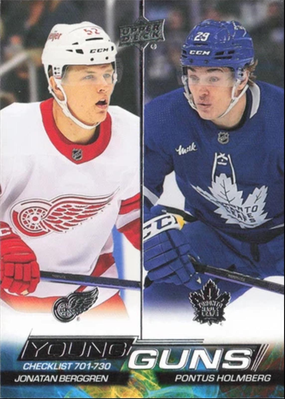 Jonatan Berggren/Pontus Holmberg #730 2022 Upper Deck Hockey