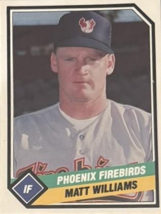 Matt Williams #18 1989 Cmc Phoenix Firebirds Baseball