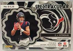 Back Of Card /25 | C.J. Stroud [Meta] Football Cards 2023 Panini Spectra Spectracular