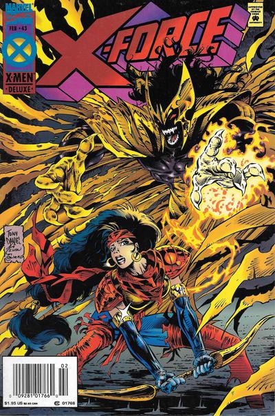 X-Force [Newsstand] #43 (1995) Comic Books X-Force