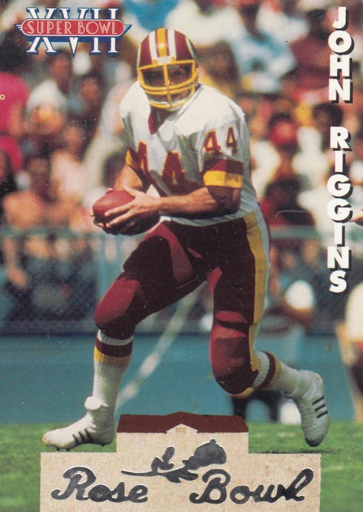 John Riggins #SB10 1993 Heads & Tails Sb Xxvii Football