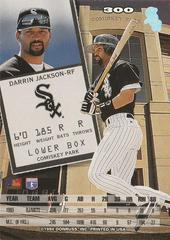 Back | Darrin Jackson Baseball Cards 1994 Leaf