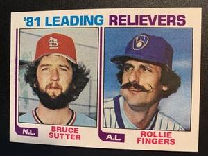 81 Leading Relievers: Bruce Sutter / Rollie Fingers