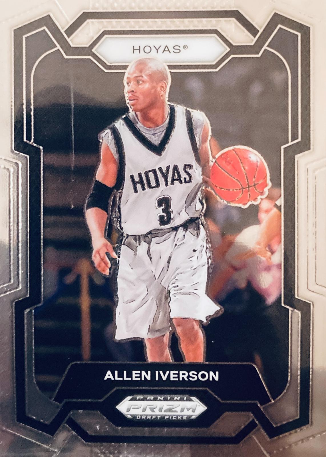 Allen Iverson #33 Basketball Cards 2024 Prizm Draft Picks