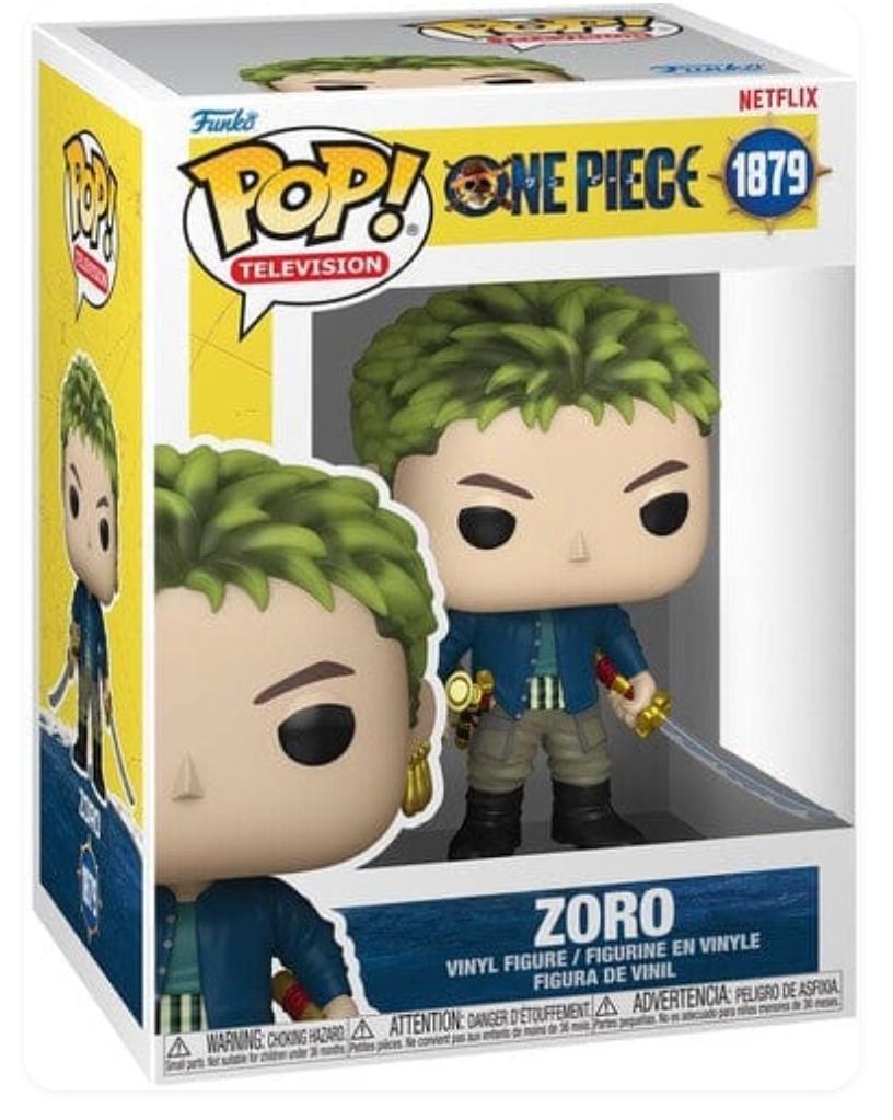 Zoro #1879 One Piece Funko Pop box and figure