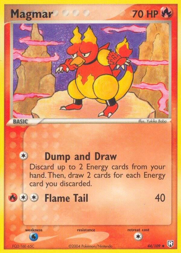 Magmar #44 Pokemon Team Rocket Returns