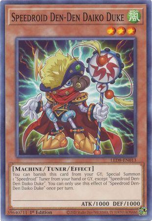 Speedroid Den-Den Daiko Duke LED8-EN013 YuGiOh Legendary Duelists: Synchro Storm