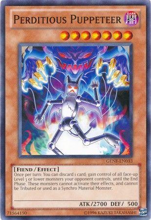 Perditious Puppeteer GENF-EN033 YuGiOh Generation Force