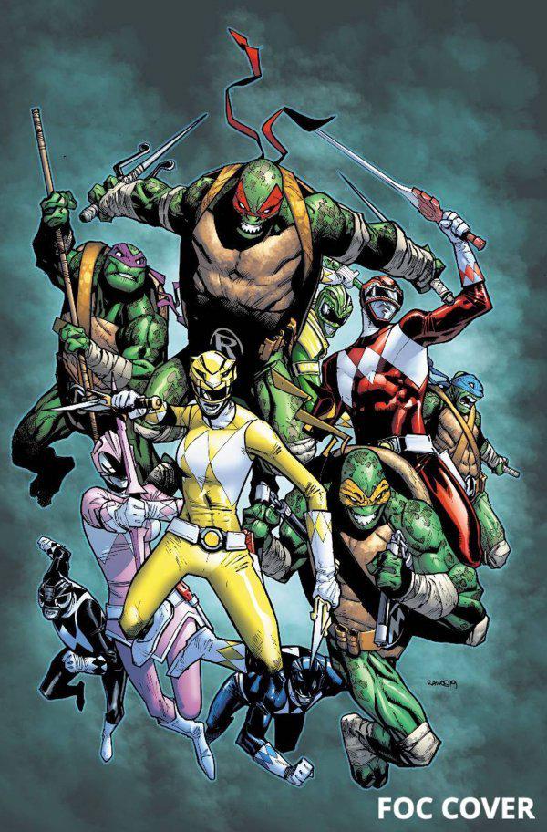 Mighty Morphin Power Rangers / Teenage Mutant Ninja Turtles [FOC] #2 (2020) Comic Books Mighty Morphin Power Rangers / Teenage Mutant Ninja Turtles