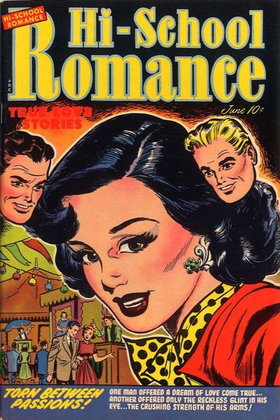 Hi-School Romance #21 (1953) Comic Books Hi-School Romance