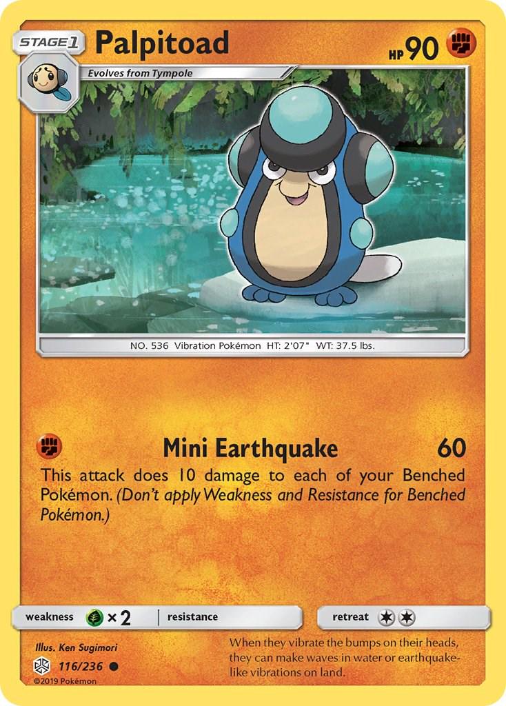 Palpitoad #116 Pokemon Cosmic Eclipse