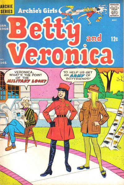 Archie's Girls Betty and Veronica #145 (1968) Comic Books Archie's Girls Betty and Veronica