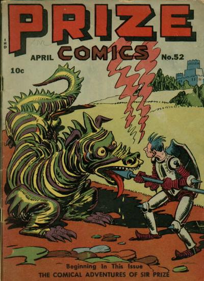 Prize Comics #4 (1945) Comic Books Prize Comics
