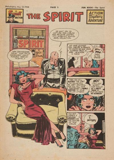 Spirit #5/23/1948 (1948) Comic Books Spirit