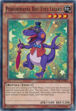 Performapal Bot-Eyes Lizard TDIL-EN001 YuGiOh The Dark Illusion