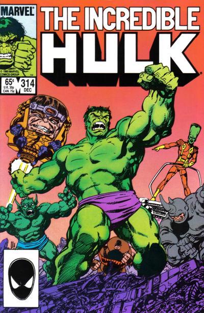 The Incredible Hulk #314 (1985) Comic Books Incredible Hulk