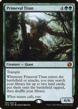 Primeval Titan #183 Magic Iconic Masters