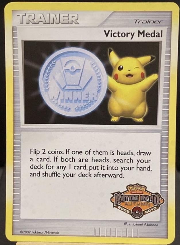 Victory Medal [2009-2010 Battle Road Autumn Silver] Pokémon Card from Pokemon Promo Set 