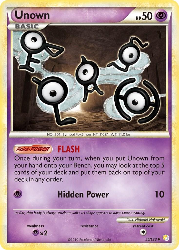 Unown #55 Pokemon HeartGold & SoulSilver