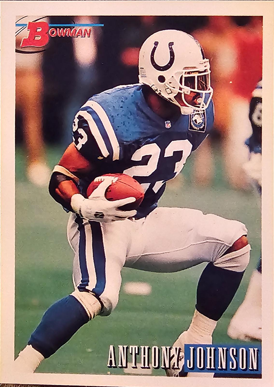 Anthony Johnson #21 Football Cards 1993 Bowman