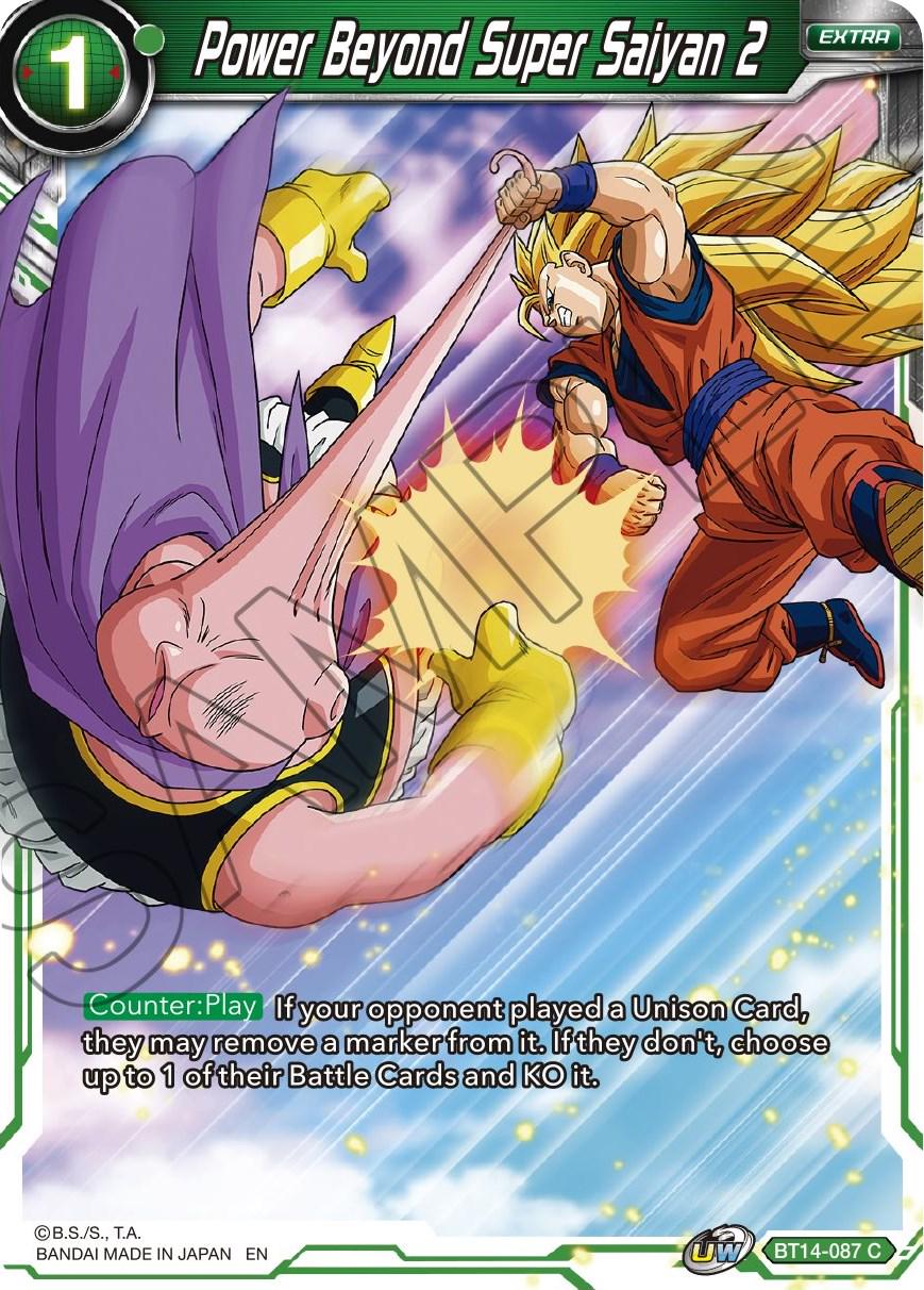 Power Beyond Super Saiyan 2 BT14-087 Dragon Ball Super Cross Spirits
