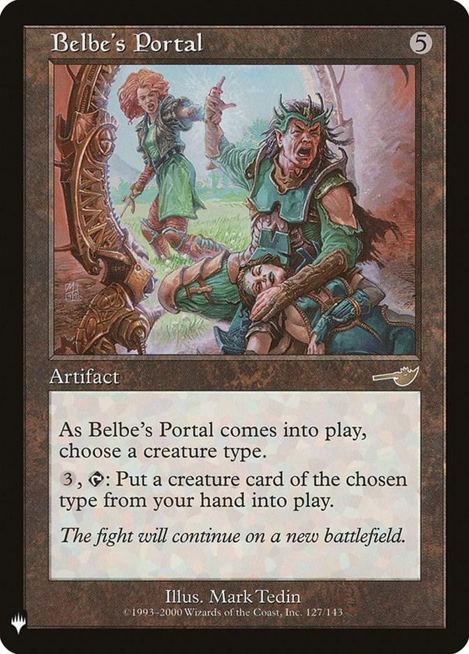 Belbe's Portal #127 Magic The List Reprints