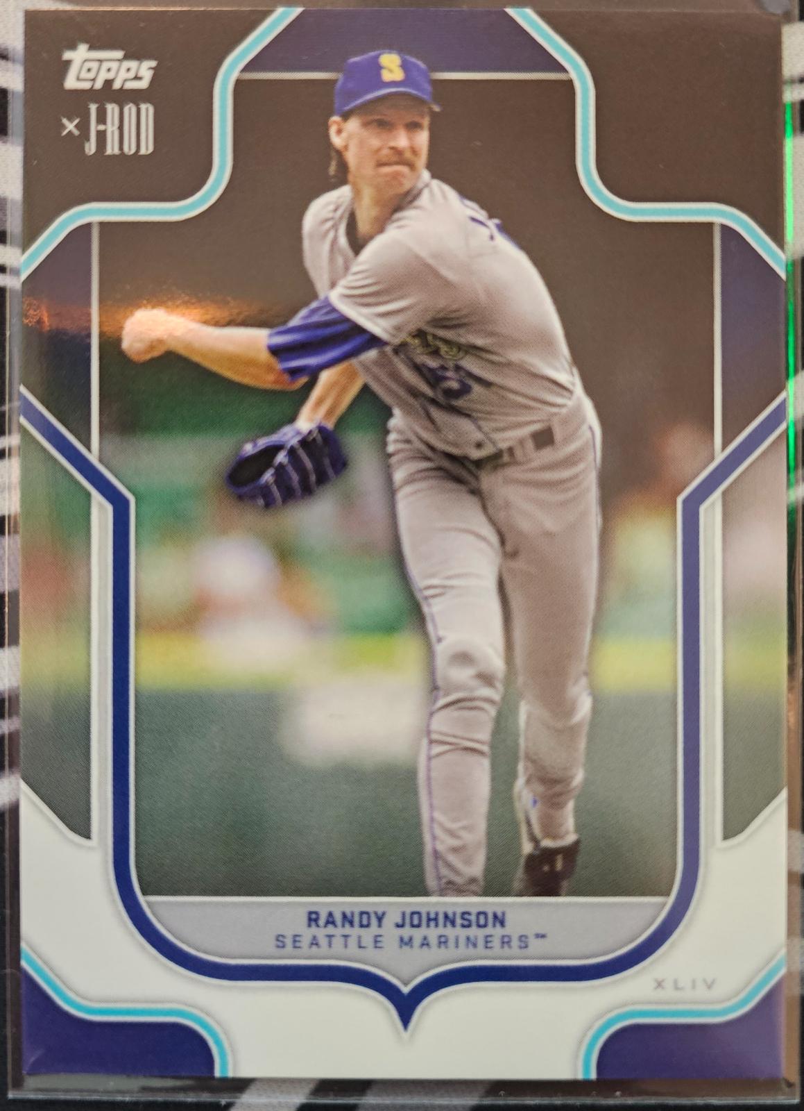 Randy Johnson #37 2023 Topps X Julio Rodriguez Baseball