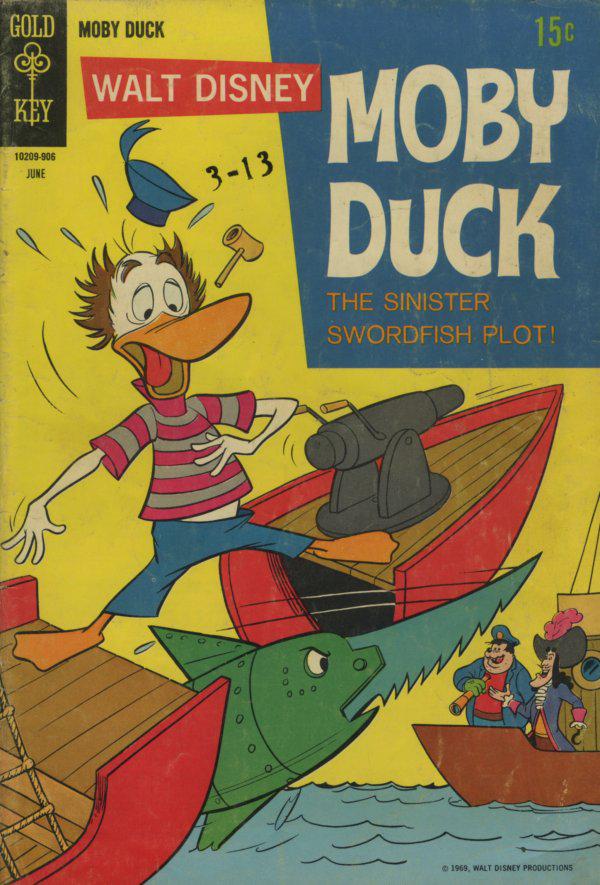 Moby Duck #6 (1969) Comic Books Moby Duck