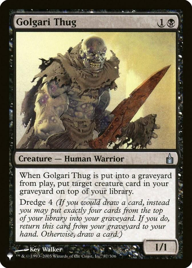 Golgari Thug #87 Magic The List Reprints