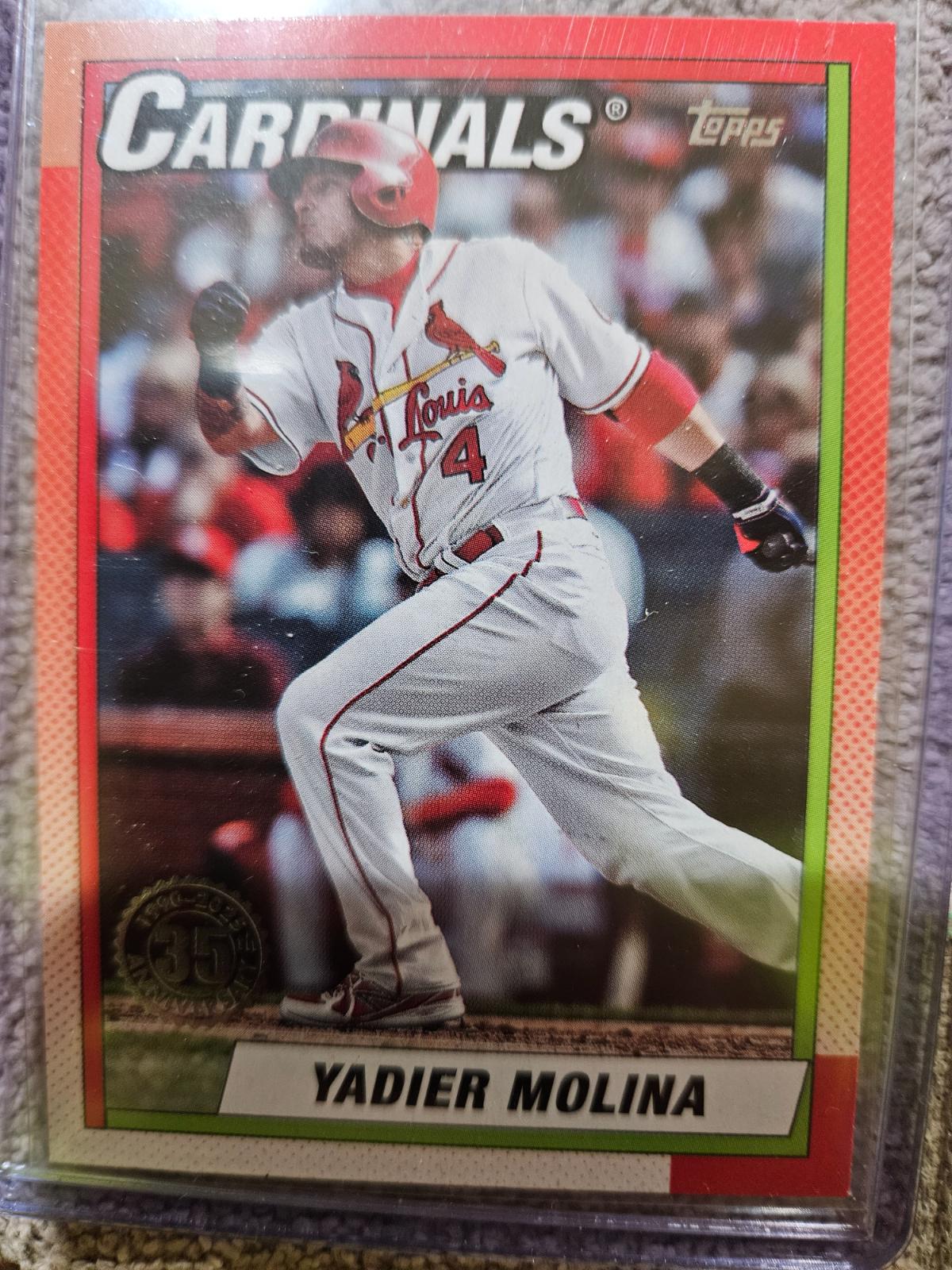 Yadier Molina #T90-5 Baseball Cards 2025 Topps 1990