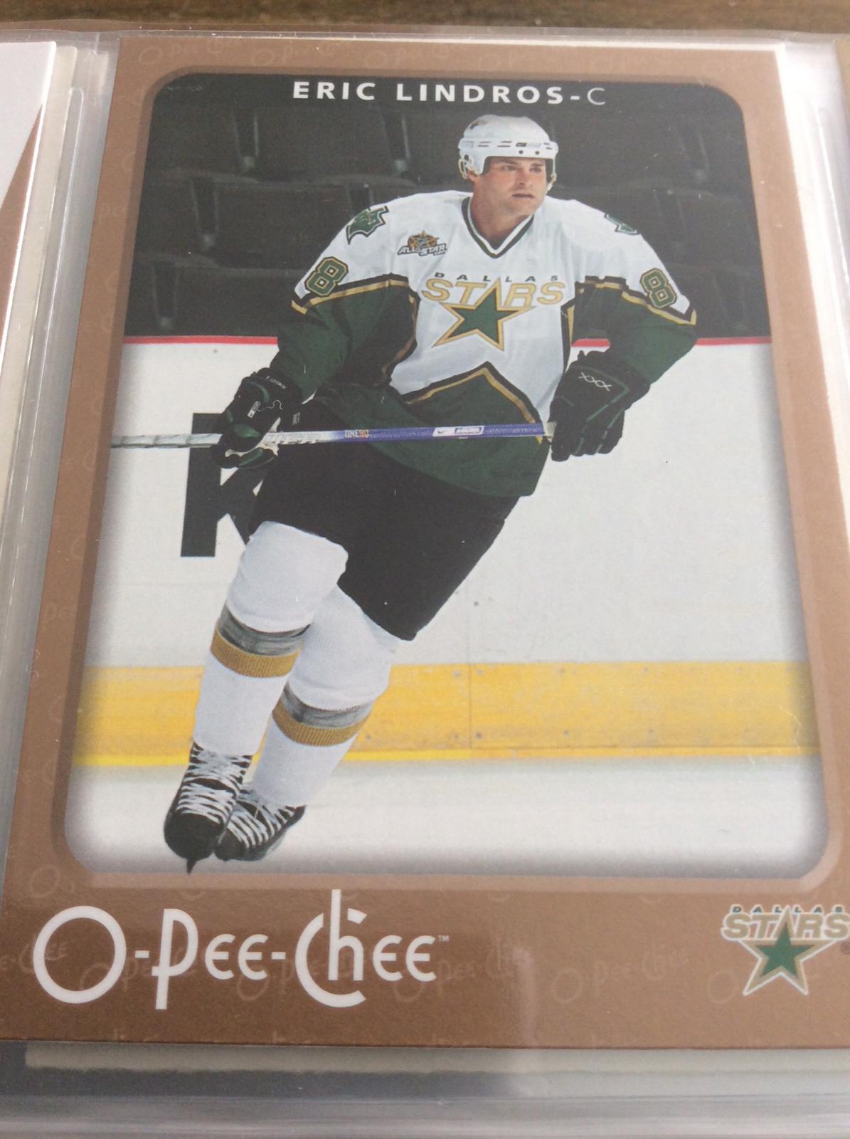Eric Lindros #163 Hockey Cards 2006 O Pee Chee