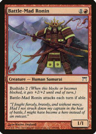 Battle-Mad Ronin Magic Champions of Kamigawa