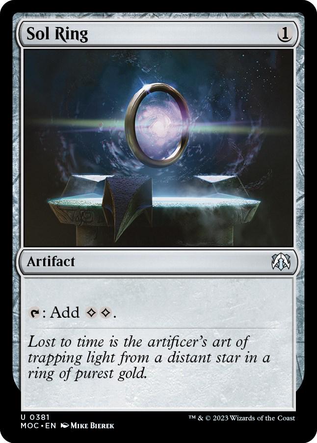 Sol Ring #381 Magic March of the Machine Commander
