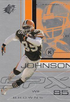 Kevin Johnson #23 Football Cards 2001 Spx