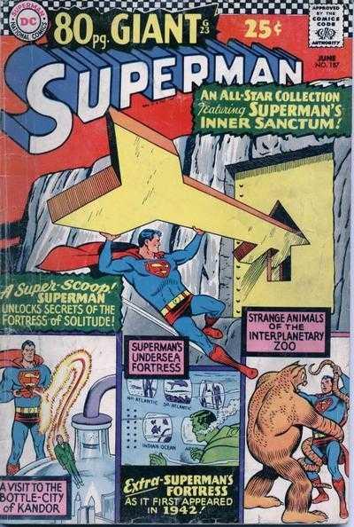 Superman #187 (1966) Comic Books Superman