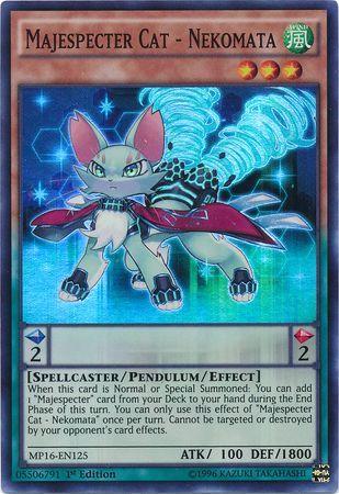 Majespecter Cat - Nekomata MP16-EN125 YuGiOh 2016 Mega-Tin Mega Pack