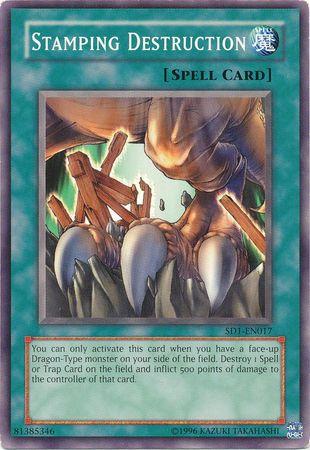 Stamping Destruction SD1-EN017 YuGiOh Structure Deck: Dragon's Roar