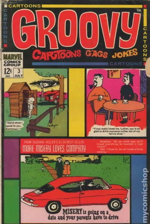 Groovy #3 (1968) Comic Books Groovy