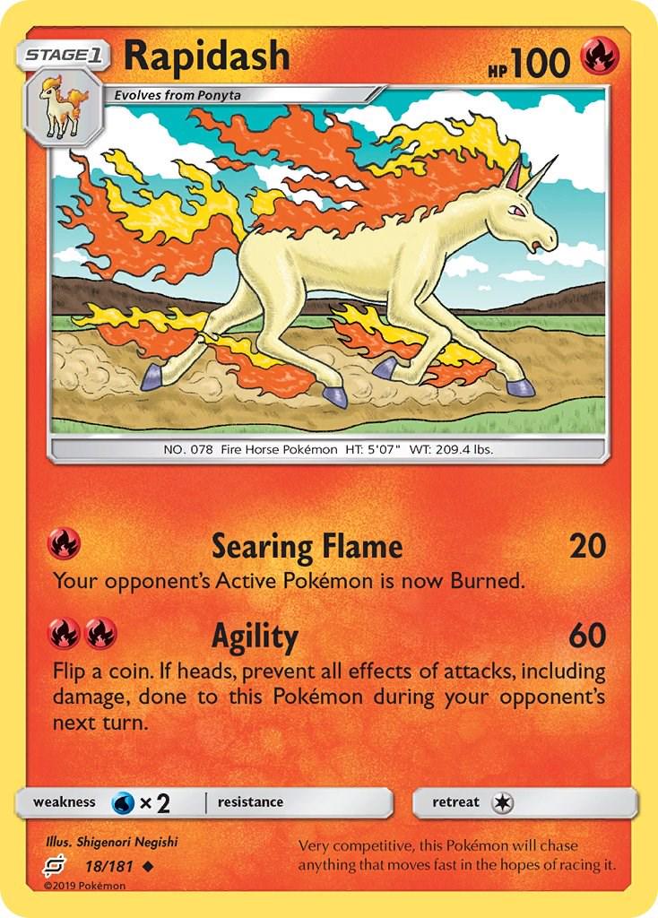 Rapidash #18 Pokemon Team Up