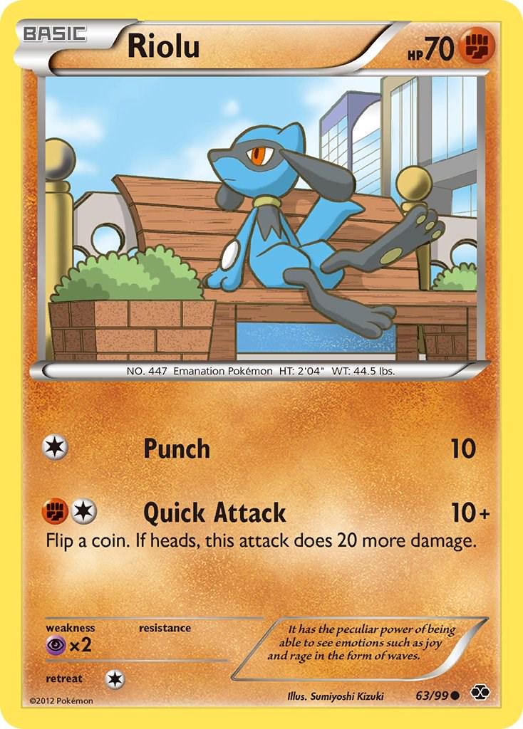 Riolu #63 Pokemon Next Destinies