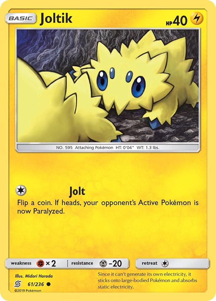 Joltik #61 Pokemon Unified Minds