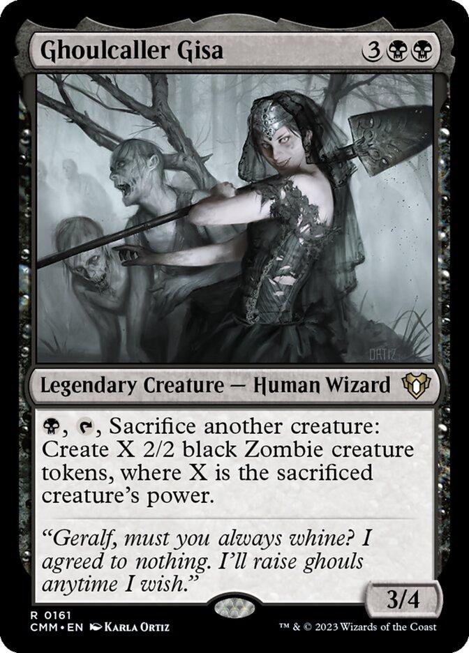 Ghoulcaller Gisa #161 Magic Commander Masters