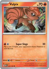 Vulpix #37 Pokemon Scarlet & Violet 151 Prices