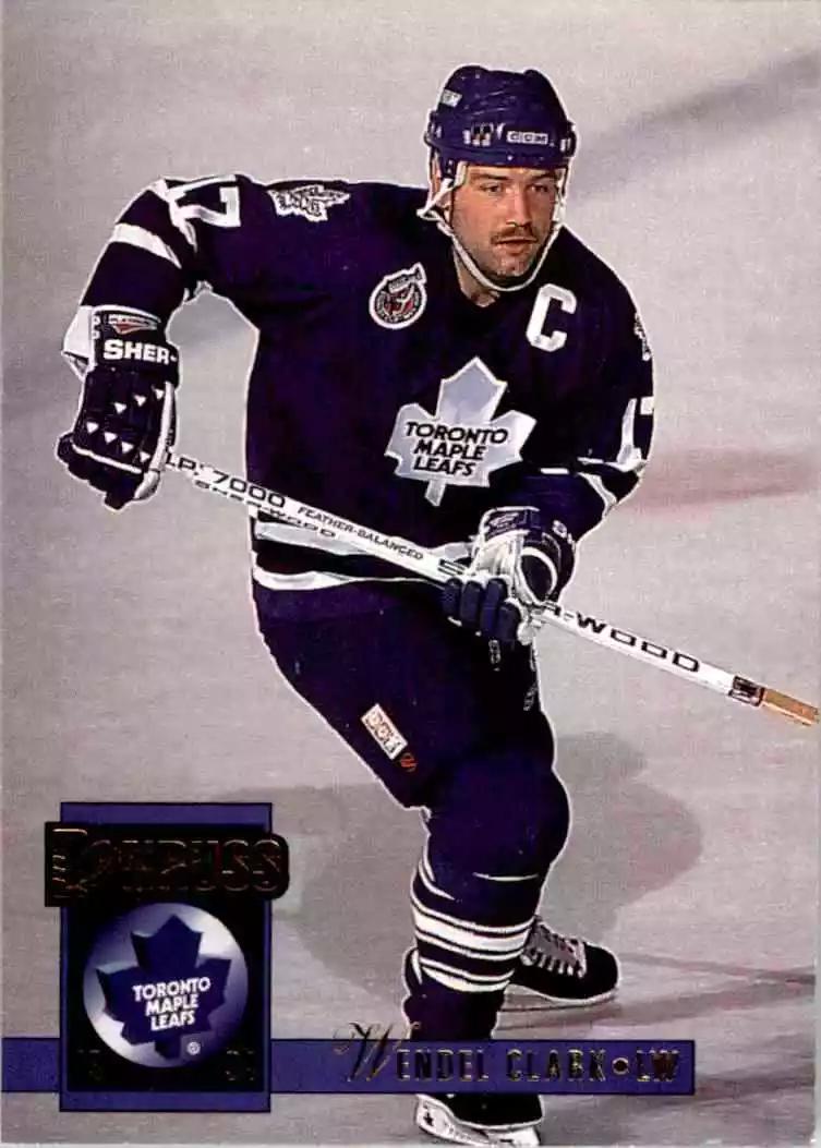 Wendel Clark #337 Hockey Cards 1993 Donruss