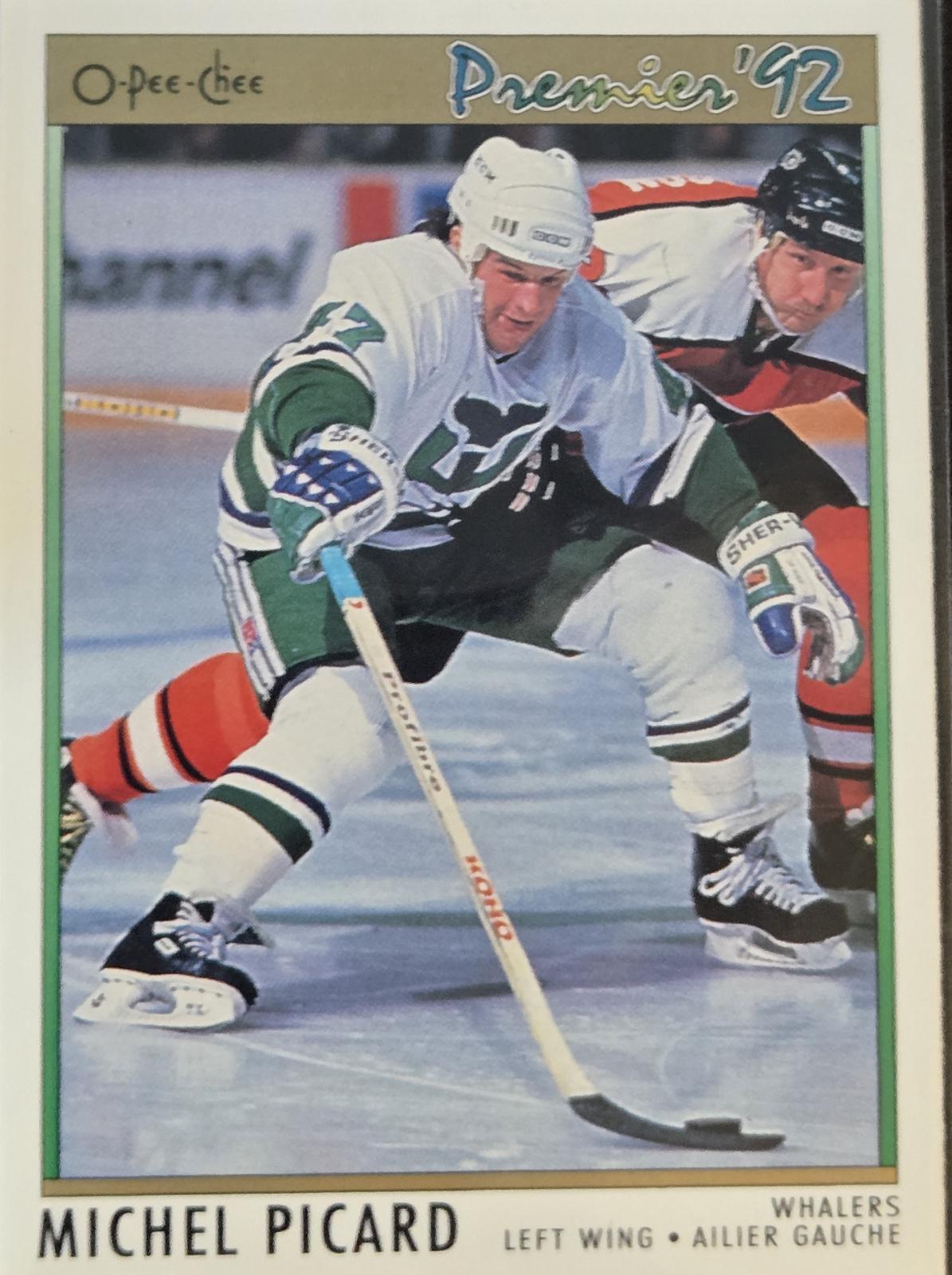 Michel Picard #20 Hockey Cards 1991 O-Pee-Chee Premier