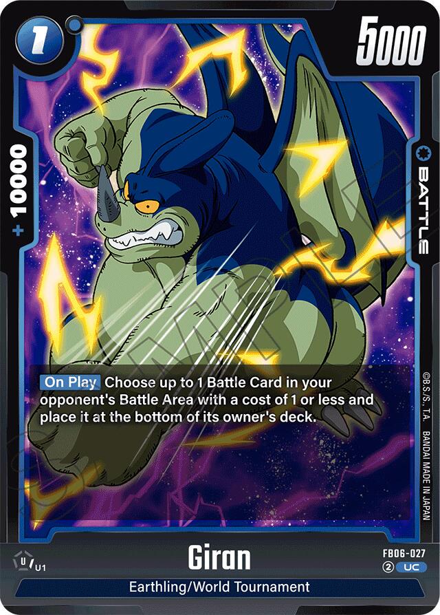 Giran FB06-027 Dragon Ball Super Rivals Clash