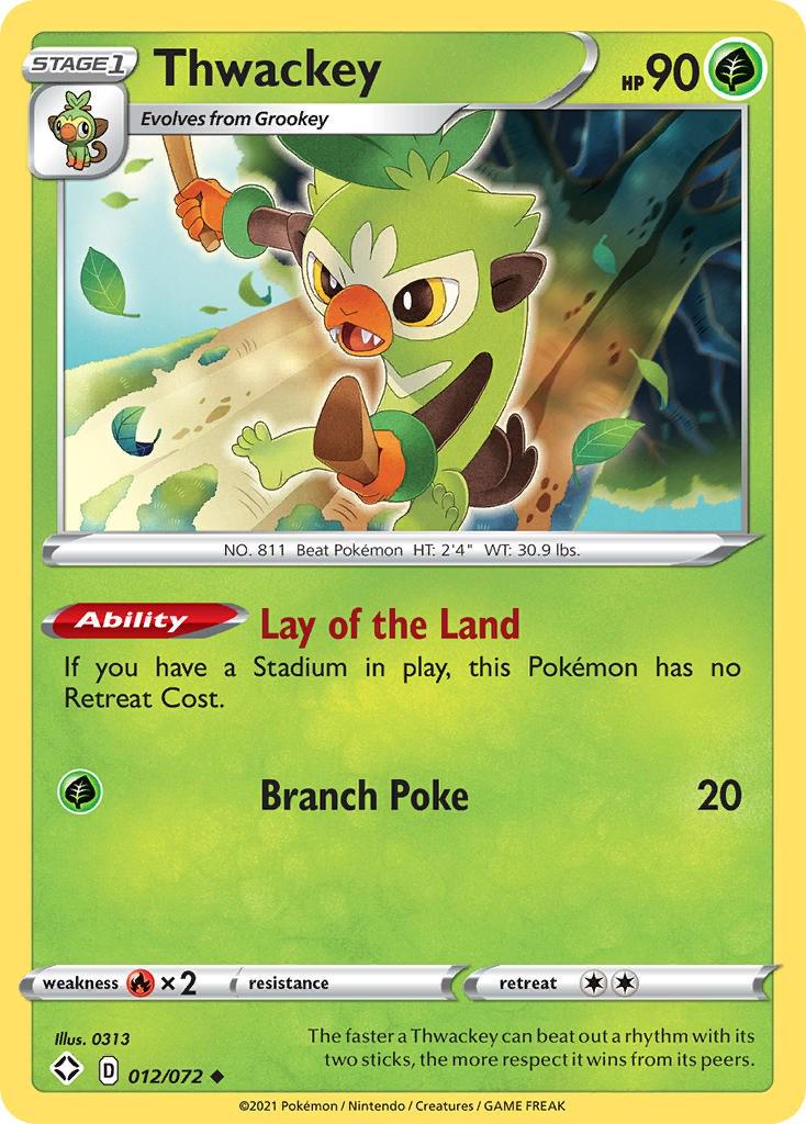 Thwackey #12 Pokemon Shining Fates