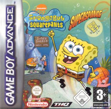 SpongeBob SquarePants Super Sponge PAL GameBoy Advance