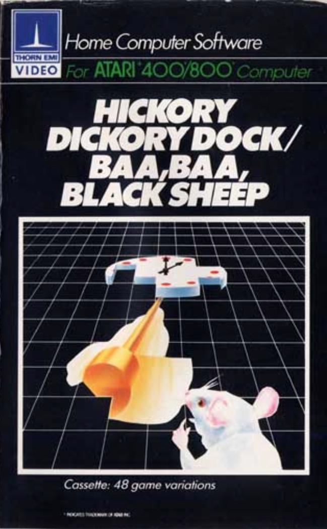 Hickory Dickory Dock and Baa Baa Black Sheep Atari 400