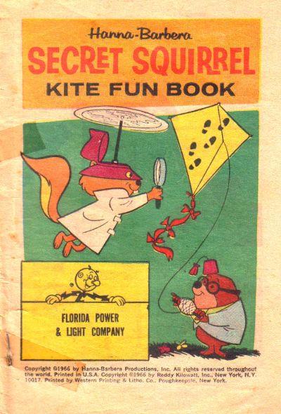 Secret Squirrel (1966) Comic Books Kite Fun Book